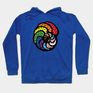 LGBTQ+ Progress Inclusive Pride Flag Foram Foraminifera Hoodie